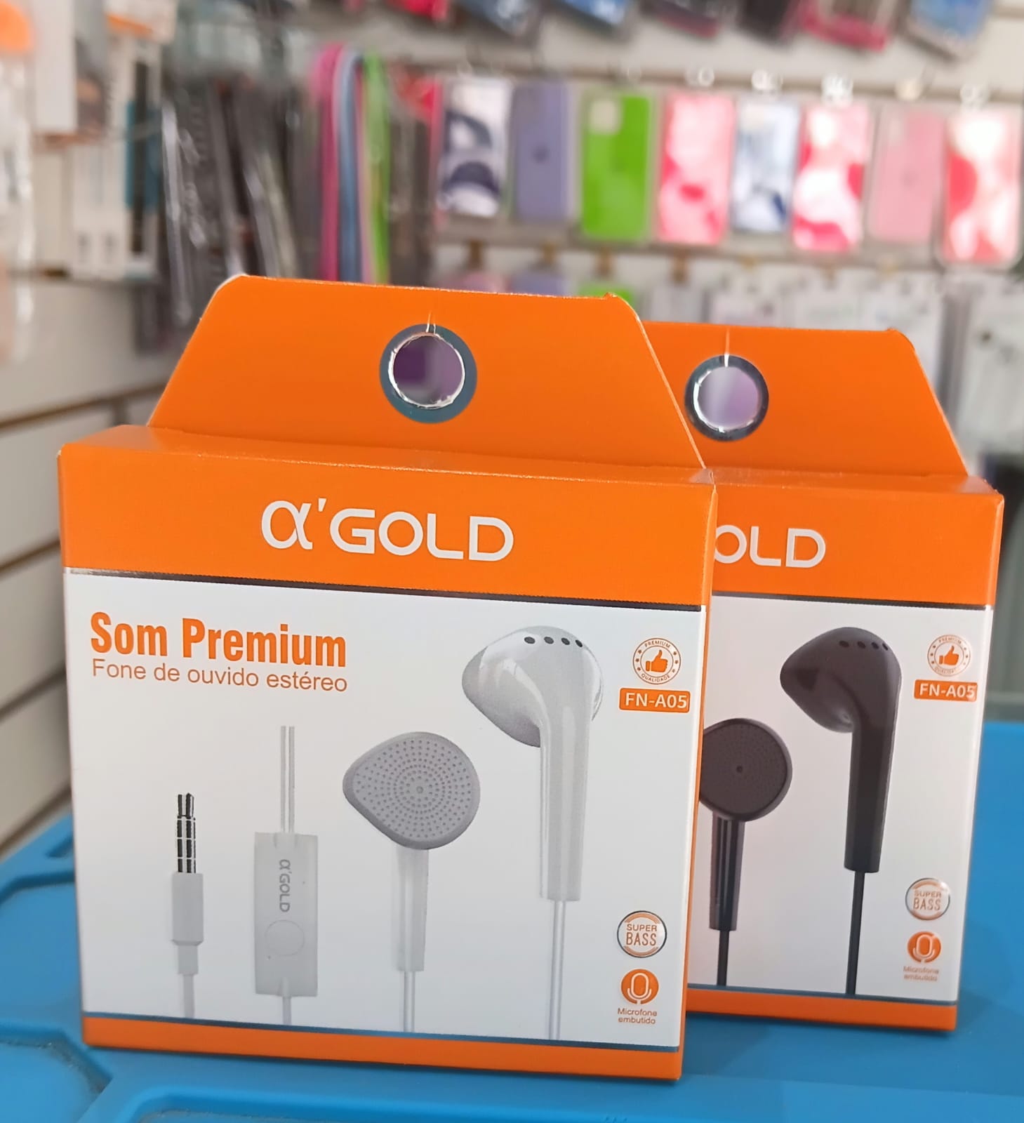 Fone Gold com fio