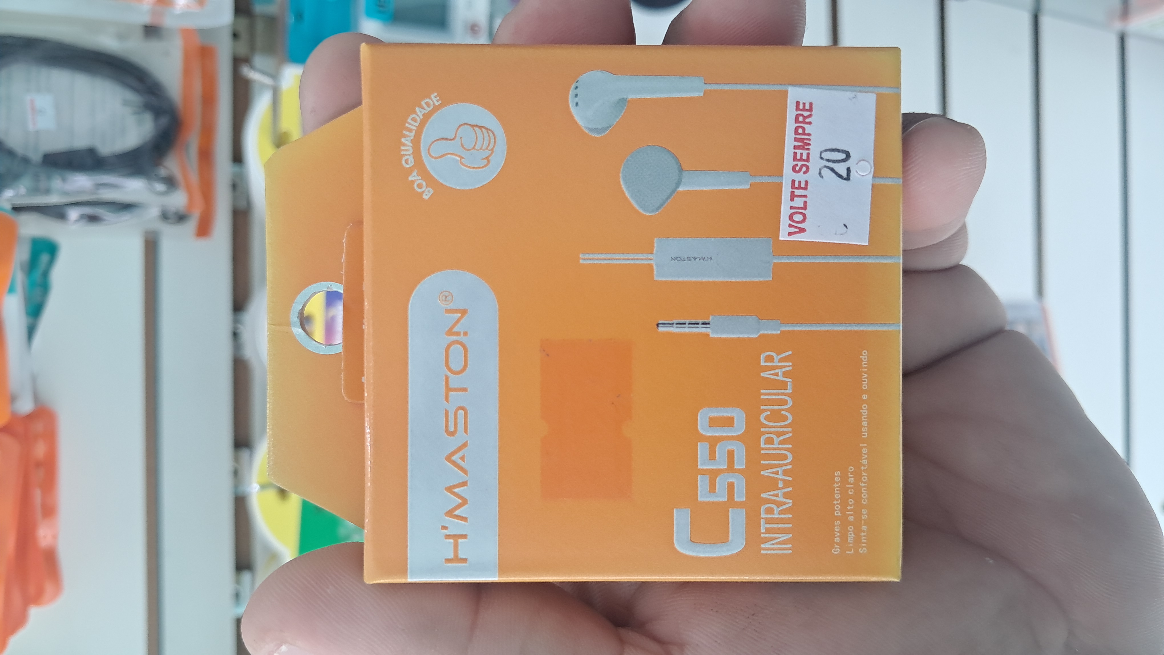 Fone com fio H'Maston C550