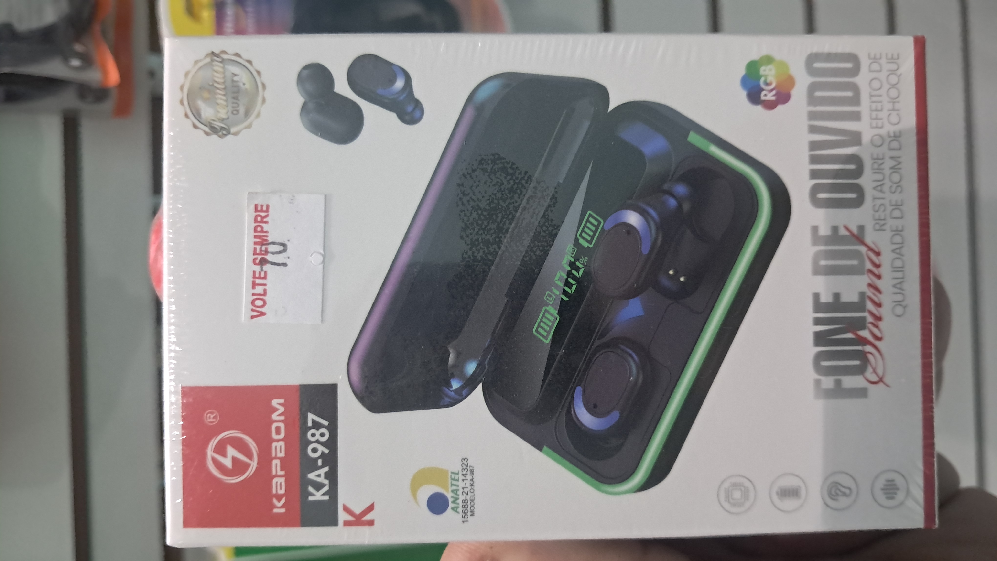 Fone Bluetooth KapBom KA-987