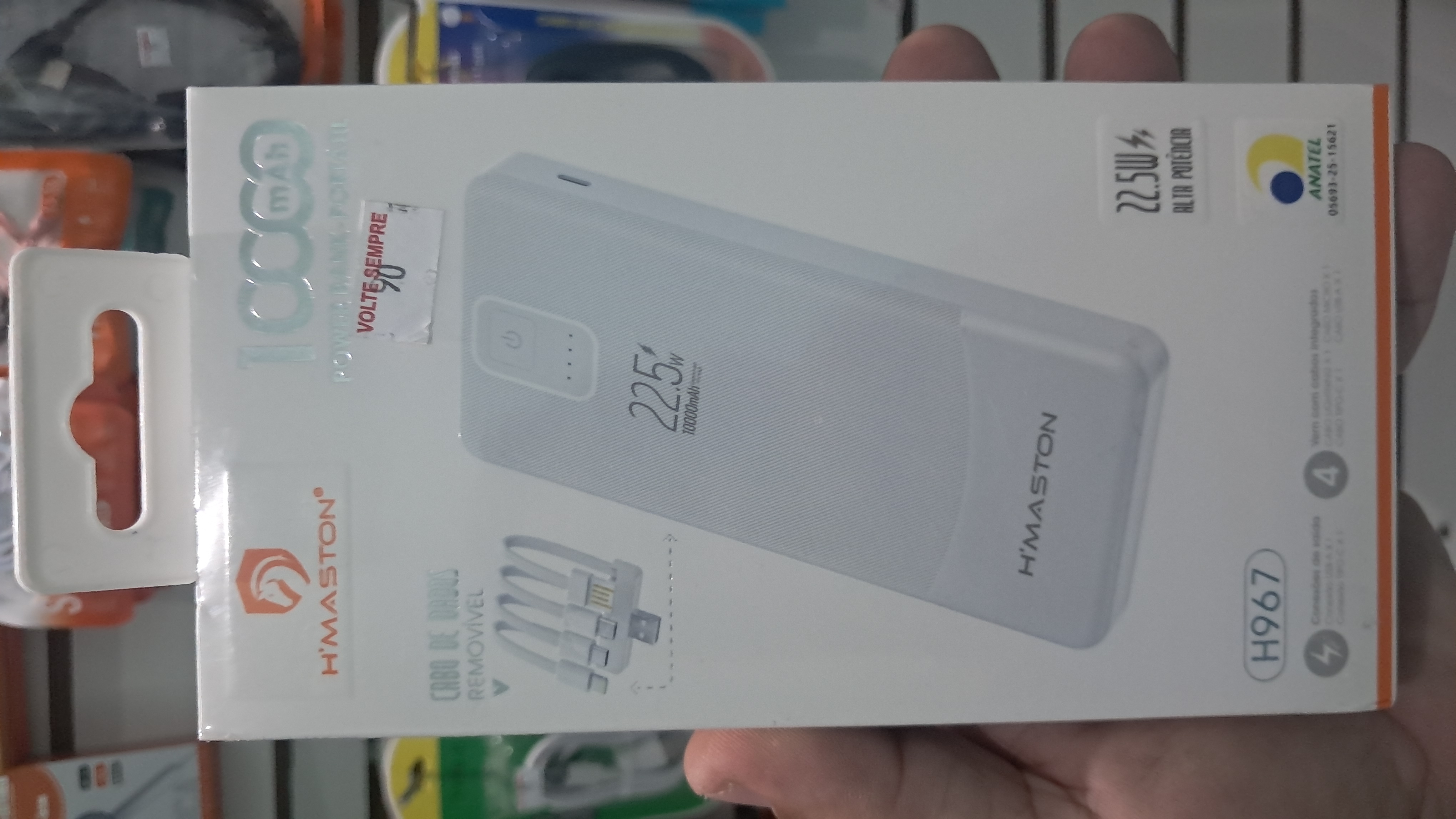 Carregador H'Maston 10,000mAh